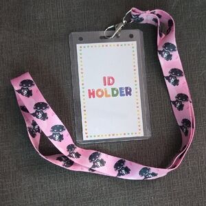Hello Kitty Pink Lanyard ID Holder